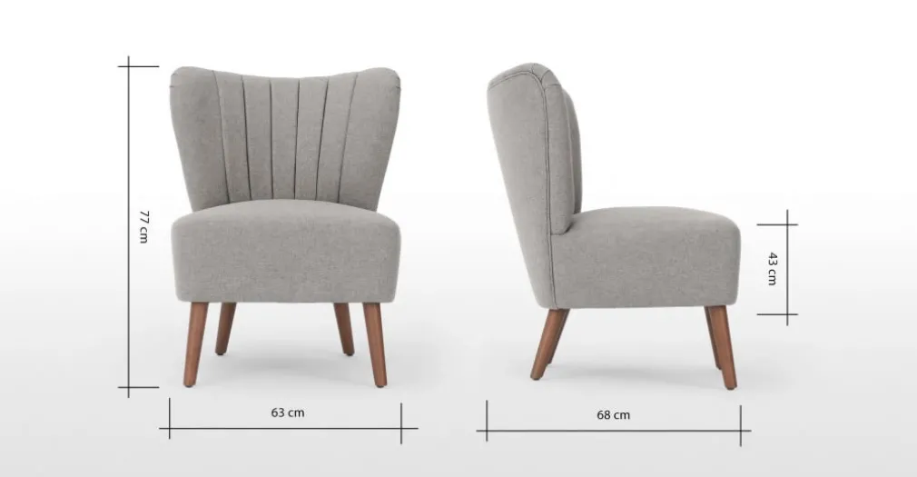 Silla Charley – Gris Manhattan