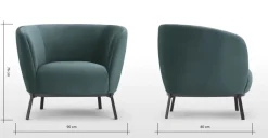 Silla Belle – Verde Mar