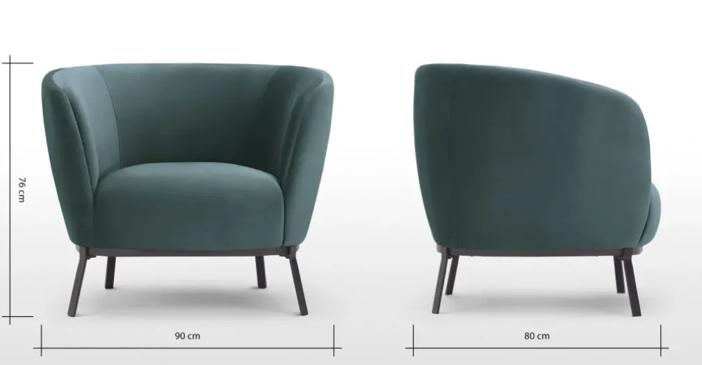 Silla Belle – Verde Mar