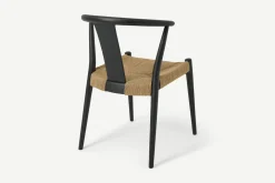 Silla de Comedor Abbon – Efecto Charcoal Black