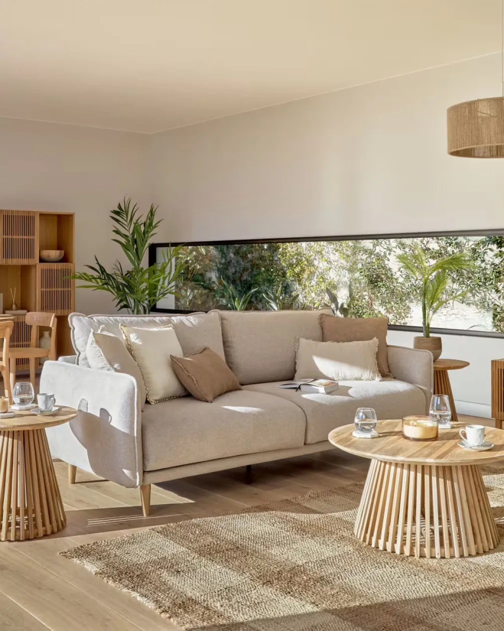 Sofá 3 Cuerpos Carlota – Beige