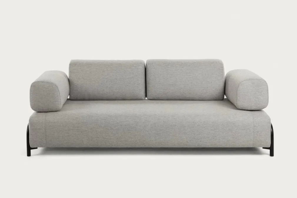 Sofá 3 Cuerpos Compo – Gris Claro