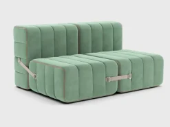 Sofá 2 Cuerpos Curt sin Reposabrazos