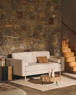 Sofá 2 Cuerpos Debra – Perla