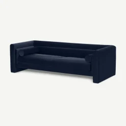 Sofá 3 Cuerpos Mathilde – Blue Velvet