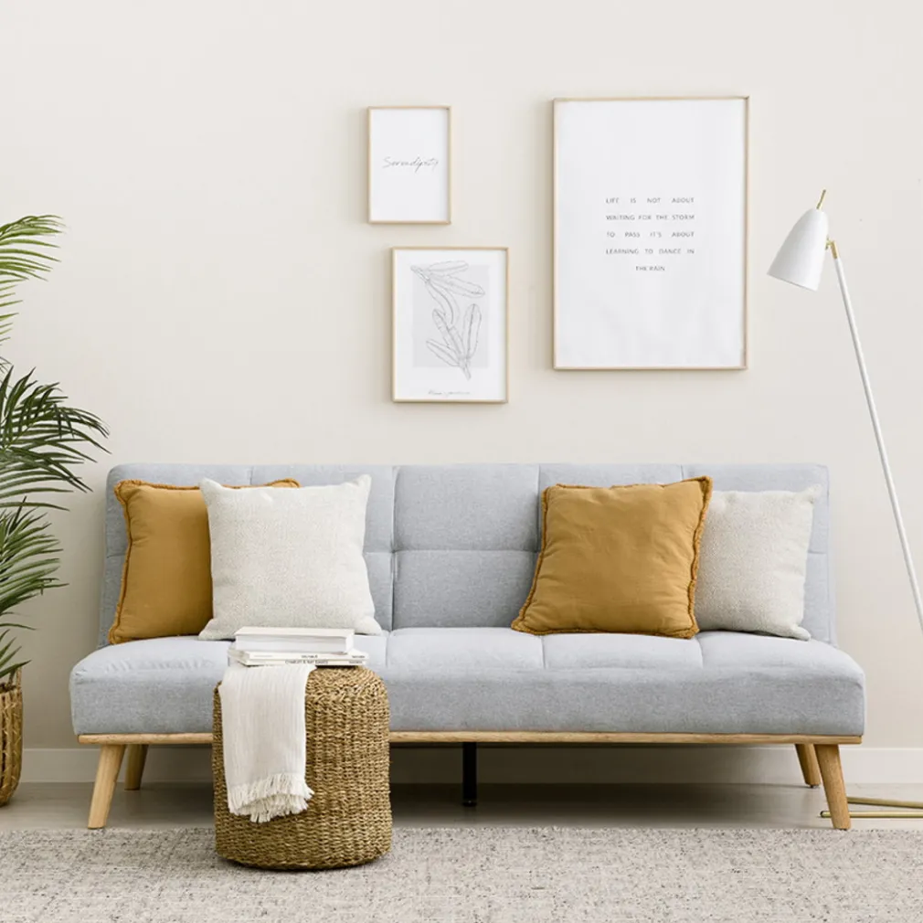 Sofá 2 Cuerpos Owen – Gris