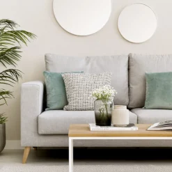 Sofá 3 Cuerpos Piero – Gris Claro