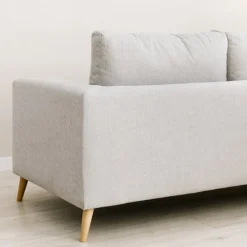 Sofá 3 Cuerpos Piero – Gris Claro