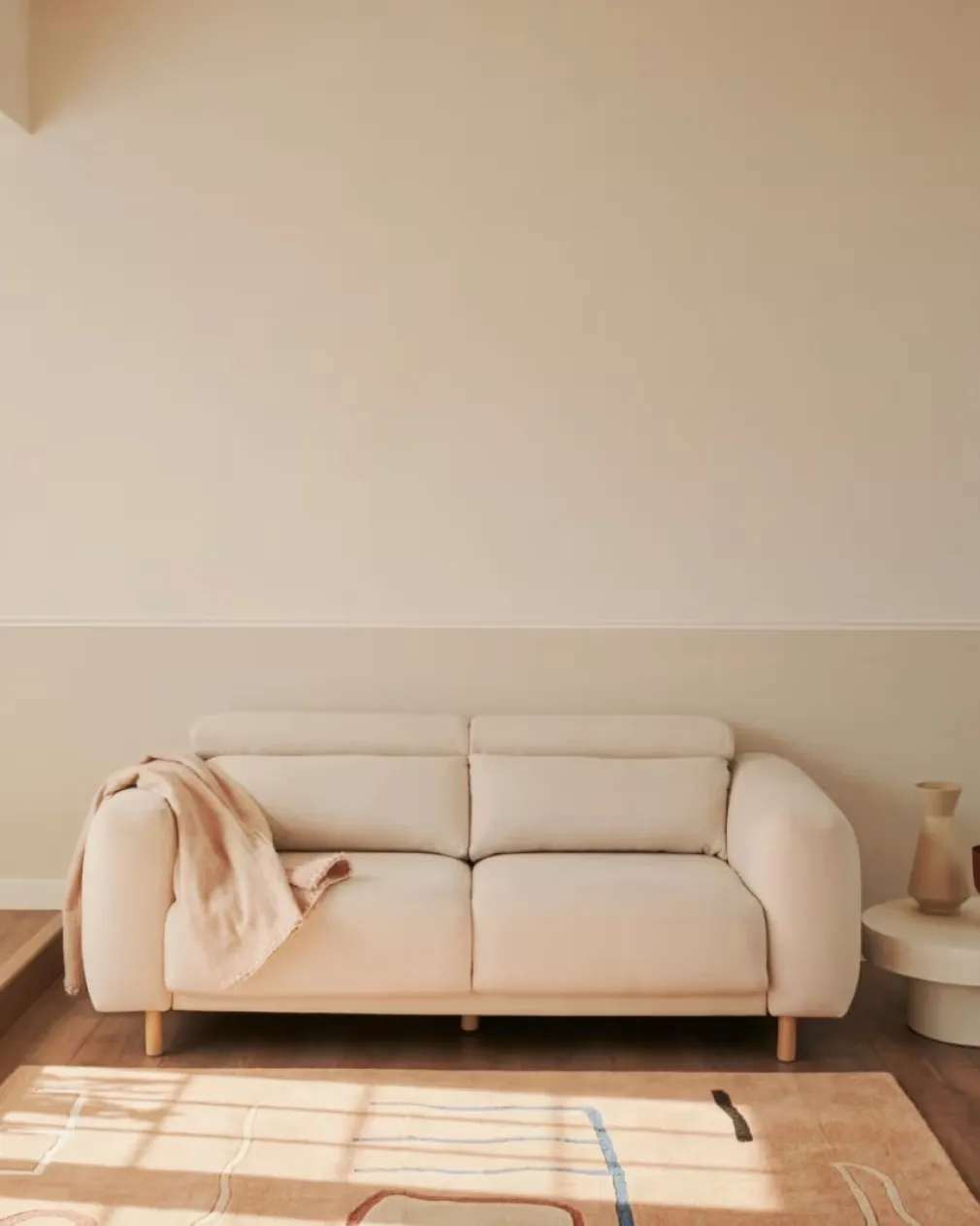 Sofá 3 Cuerpos Singa – Blanco