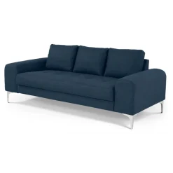 Sofá 3 cuerpos Vittorio – Azul Oscuro