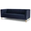 Sofá de 3 Cuerpos Amicie – Azul Marino