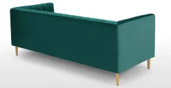 Sofá de 3 Cuerpos Amicie – Azul Espuma de Mar