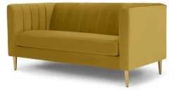 Sofá de 2 Cuerpos Amicie – Dorado Vintage.