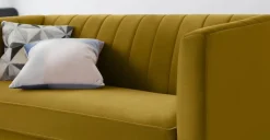 Sofá de 2 Cuerpos Amicie – Dorado Vintage.