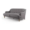 Sofá de 3 Cuerpos Ariana – Gris Grafito