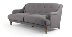 Sofá de 3 Cuerpos Ariana – Gris Grafito