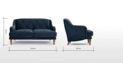 Sofá de 2 Cuerpos Ariana – Zafiro
