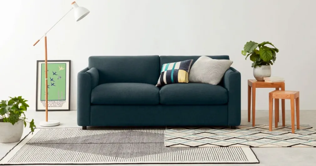 Sofá de 3 Cuerpos Baen – Azul Egeo