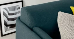 Sofá de 3 Cuerpos Baen – Azul Egeo