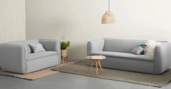 Sofá de 3 Cuerpos Berko – Gris Tiza