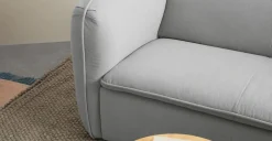 Sofá de 2 Cuerpos Berko – Gris Tiza