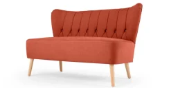 Sofá de 2 Cuerpos Charley – Naranja Retro