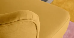 Sofá de 2 Cuerpos Charley – Amarillo Yema