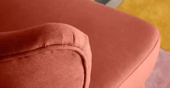 Sofá de 2 Cuerpos Charley – Naranja Retro