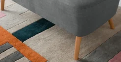 Sofá de 2 Cuerpos Charley – Gris Grafito