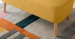 Sofá de 2 Cuerpos Charley – Amarillo Yema