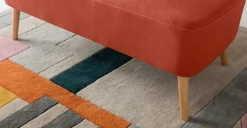 Sofá de 2 Cuerpos Charley – Naranja Retro