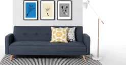 Sofá de 3 Cuerpos Chou – Azul Cuarzo