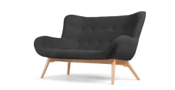 Sofá de 2 Cuerpos Doris – Gris Pizarra Shetland