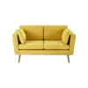 Sofá de 2 Cuerpos Enderlin – Amarillo Narciso