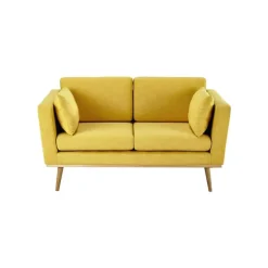 Sofá de 2 Cuerpos Enderlin – Amarillo Narciso