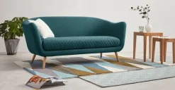 Sofá de 3 Cuerpos Flick – Azul Mineral