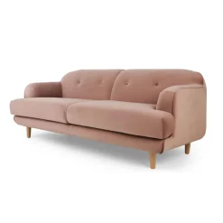 Sofá de 3 Cuerpos Gracie – Rosa Vintage