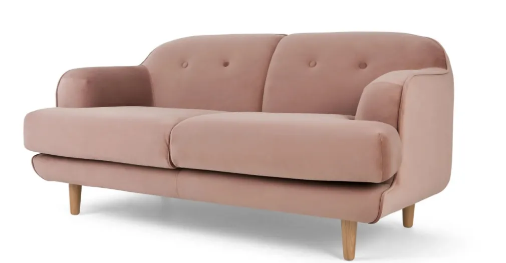 Sofá de 2 Cuerpos Gracie – Rosa Vintage