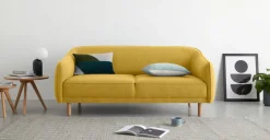 Sofá de 3 Cuerpos Haring – Amarillo Mostaza
