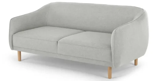 Sofá de 3 Cuerpos Haring – Gris Plateado