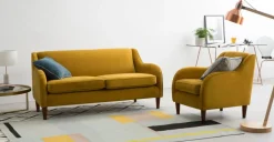 Sofá de 3 Cuerpos Helena – Cúrcuma