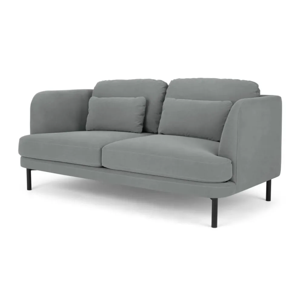 Sofá de 2 Cuerpos Herman – Algodón Gris