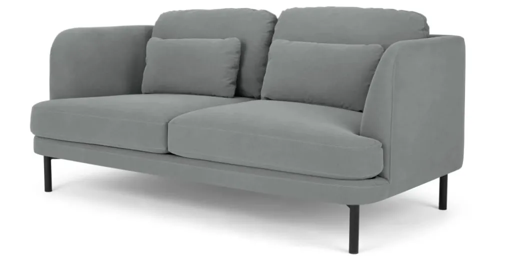 Sofá de 2 Cuerpos Herman – Algodón Gris