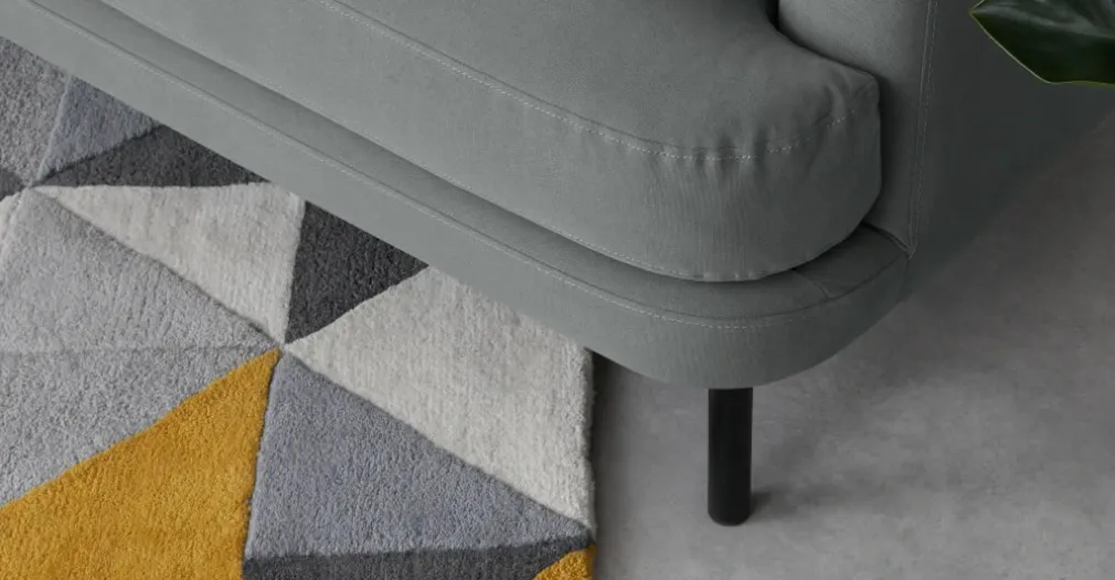 Sofá de 2 Cuerpos Herman – Algodón Gris