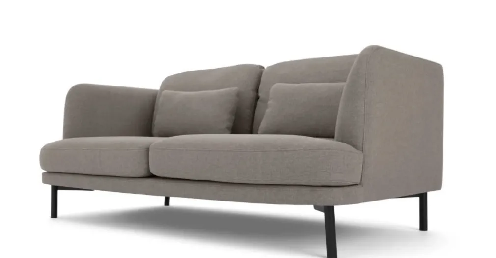 Sofá de 2 Cuerpos Herman – Gris Manhattan