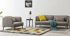 Sofá de 3 Cuerpos Herman – Gris Manhattan