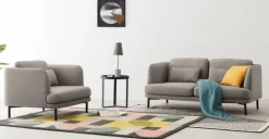 Sofá de 2 Cuerpos Herman – Gris Manhattan