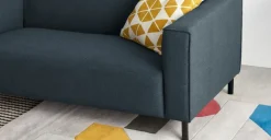 Sofá de 2 Cuerpos Herron – Azul Egeo