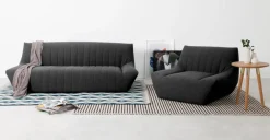 Sofá de 3 Cuerpos Ivan – Gris Marga