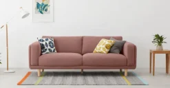 Sofá de 3 Cuerpos Karson – Rosa Empolvado